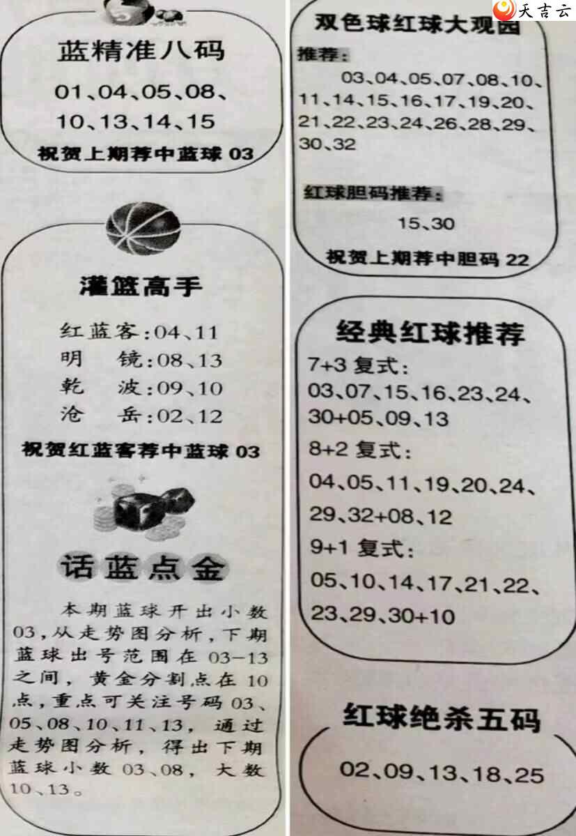 全国联销图之谜——大乐透高清图片解析