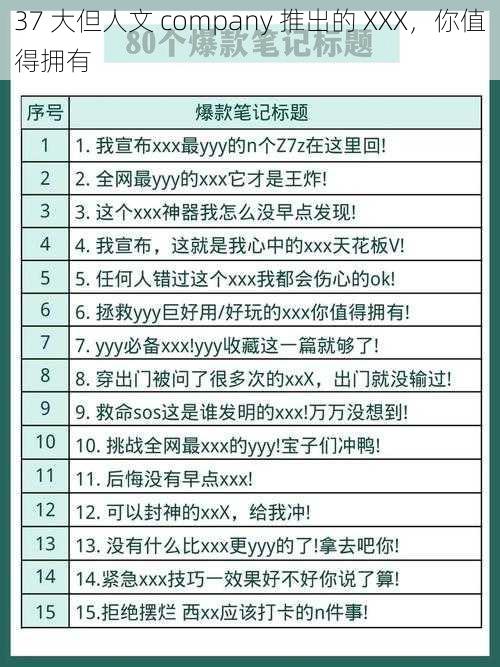 什么是 xxx（取名示例）
