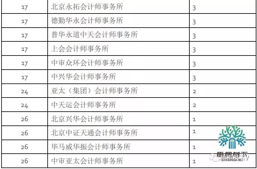 20XX年会计师事务所排名解析会计师事务所排名综合排名