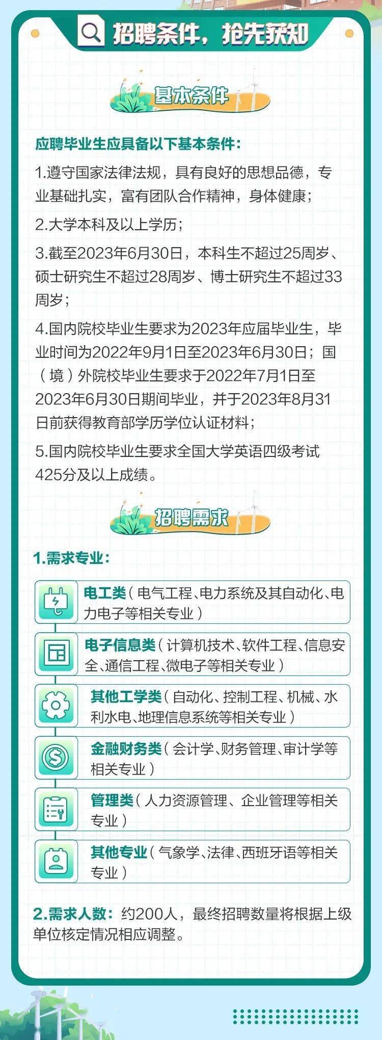 203国家电网校园招聘—开启电力新篇章2023国家电网校园招聘公告